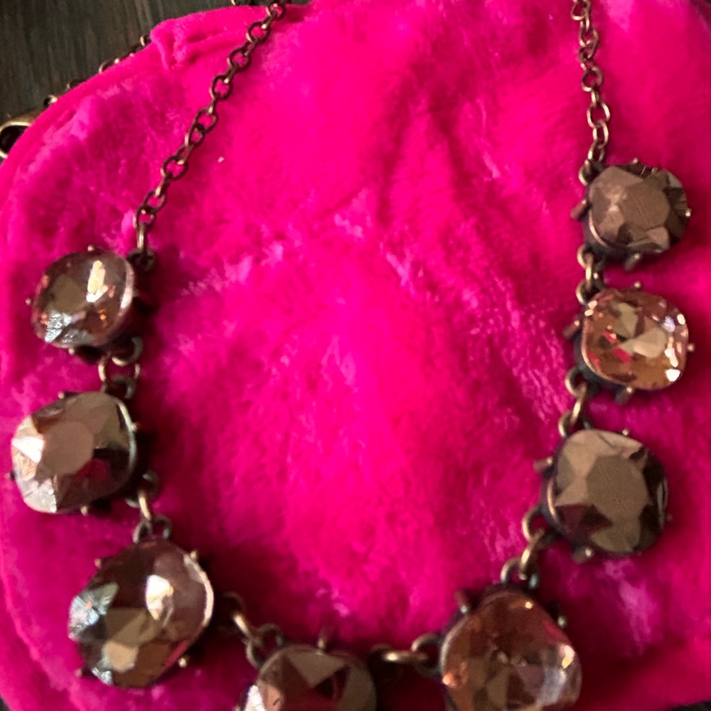Copper crystal necklace - Picture 6 of 8